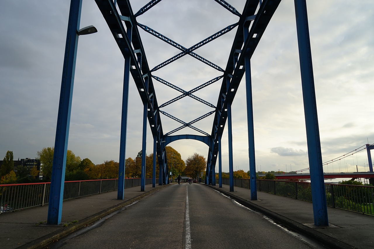 bridge  sky  road free photo