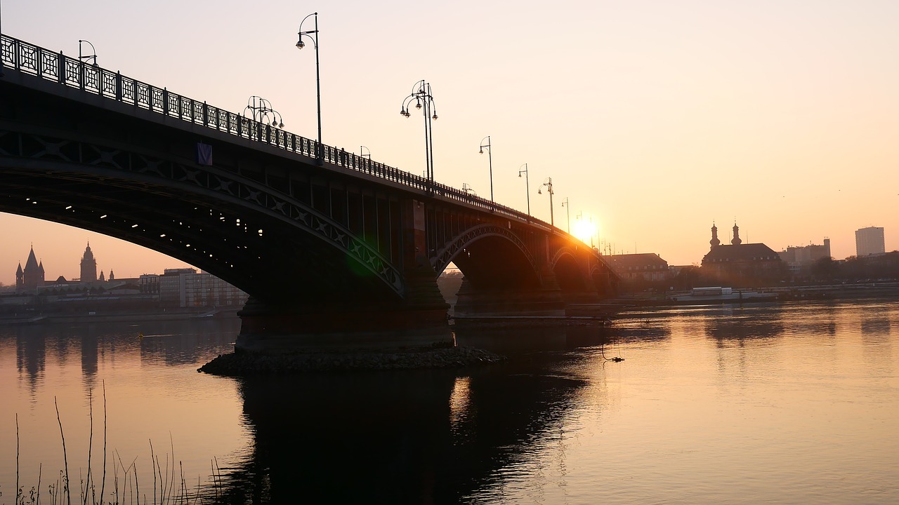 bridge  water  river free photo