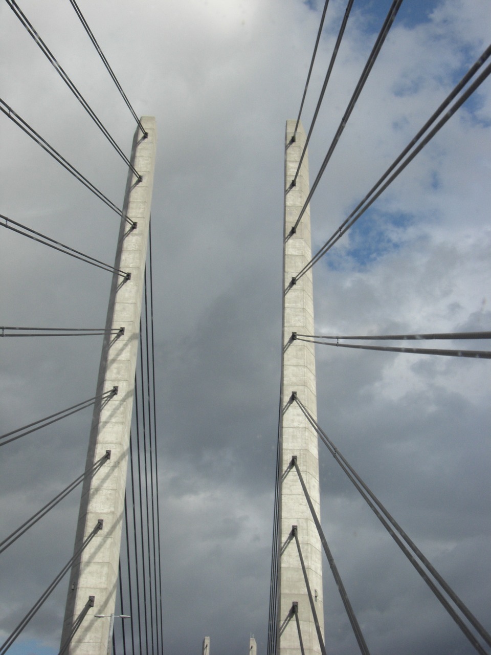 bridge sky denmark free photo