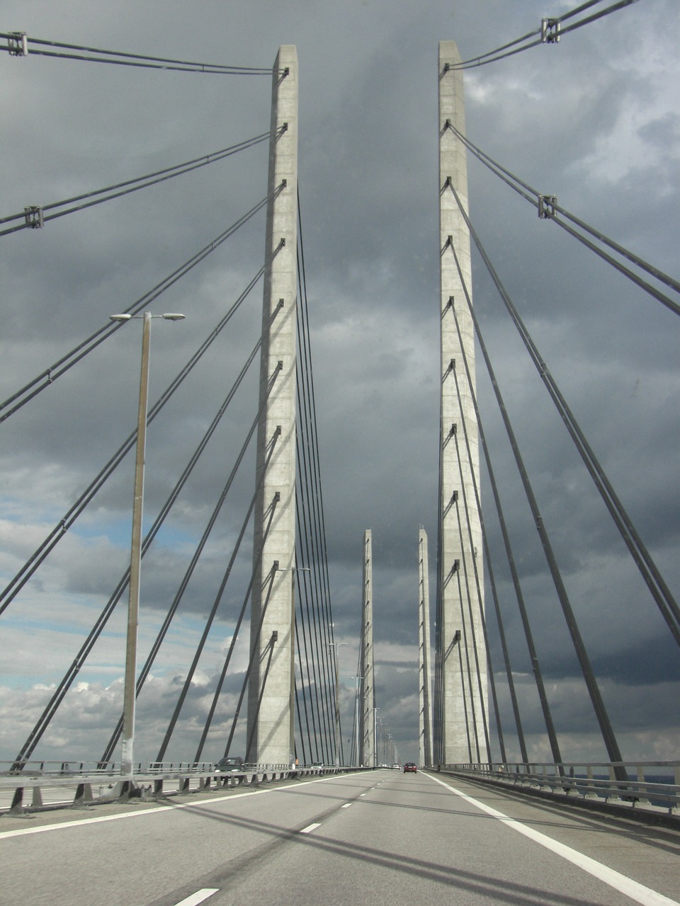 bridge denmark highway free photo
