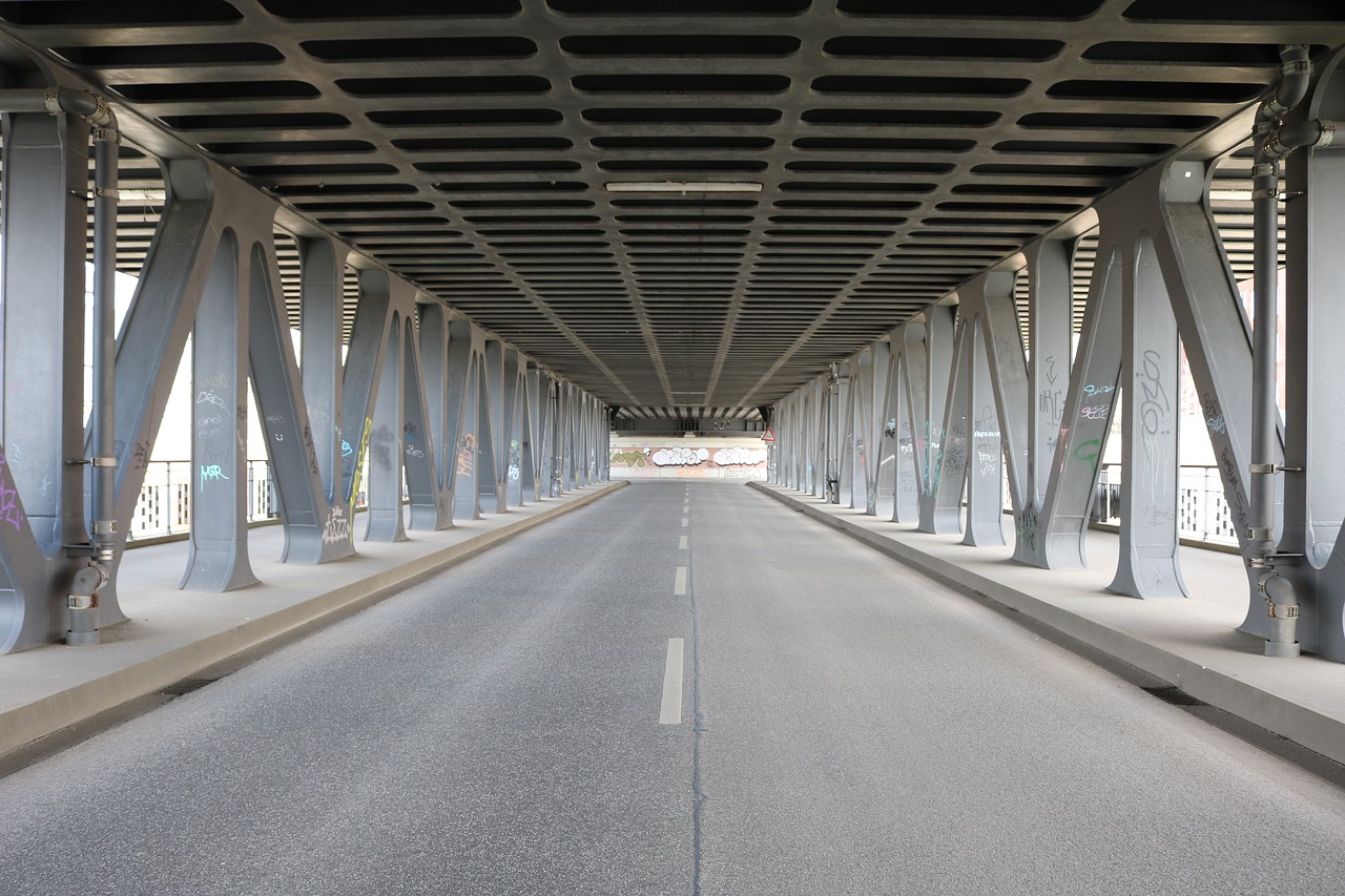 bridge  underpass  hamburg free photo