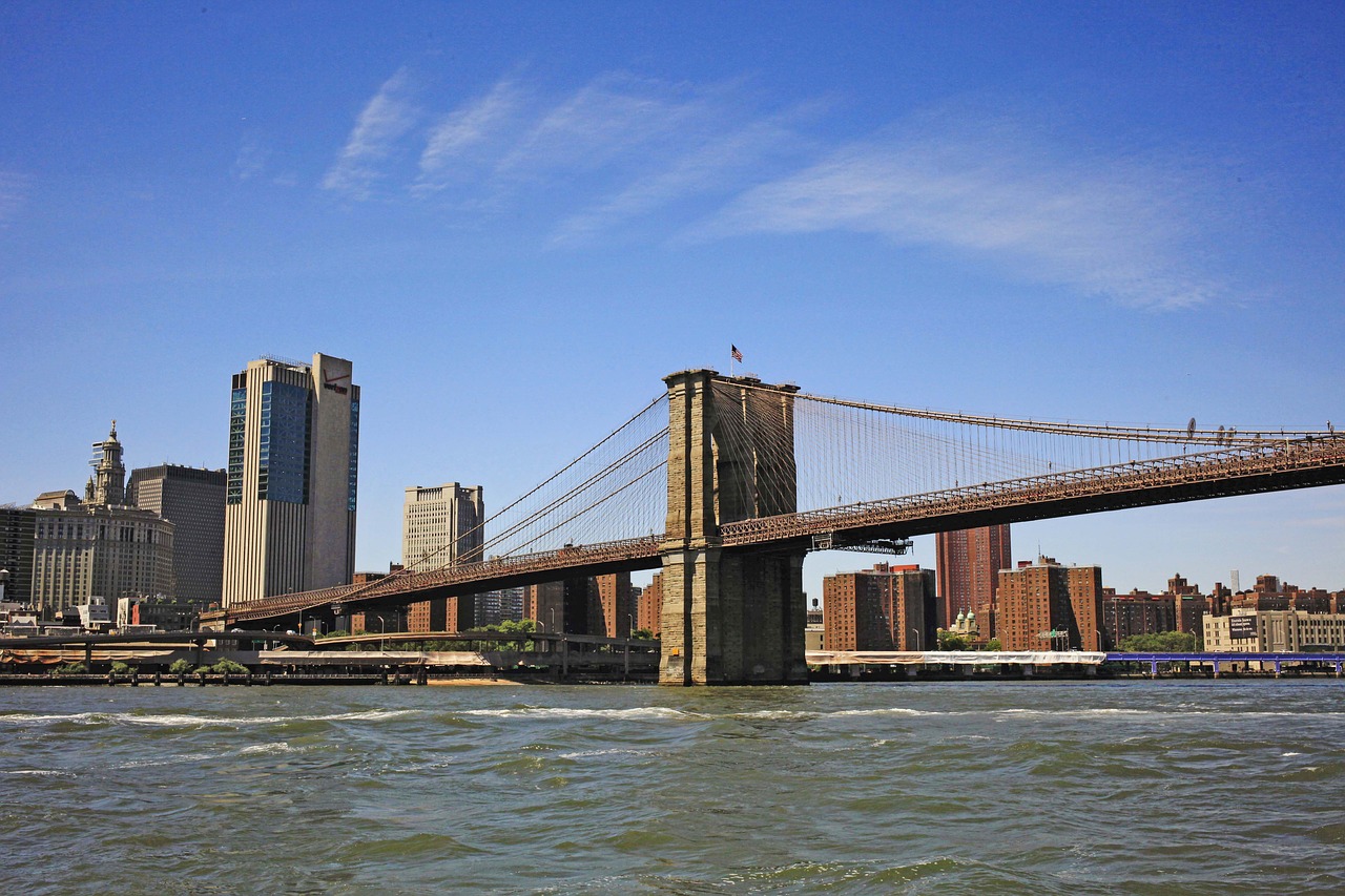 bridge  new york  manhattan free photo