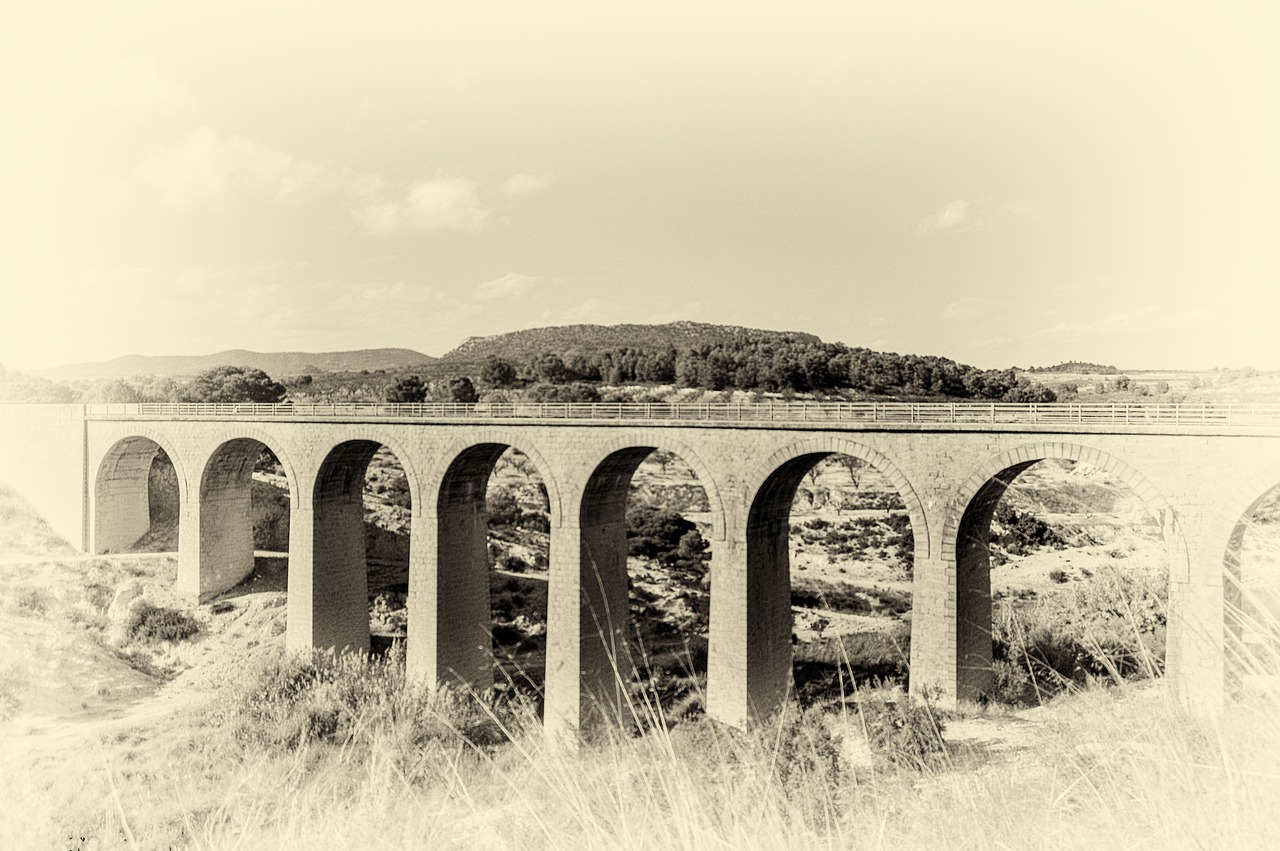 bridge  arches  architecture free photo