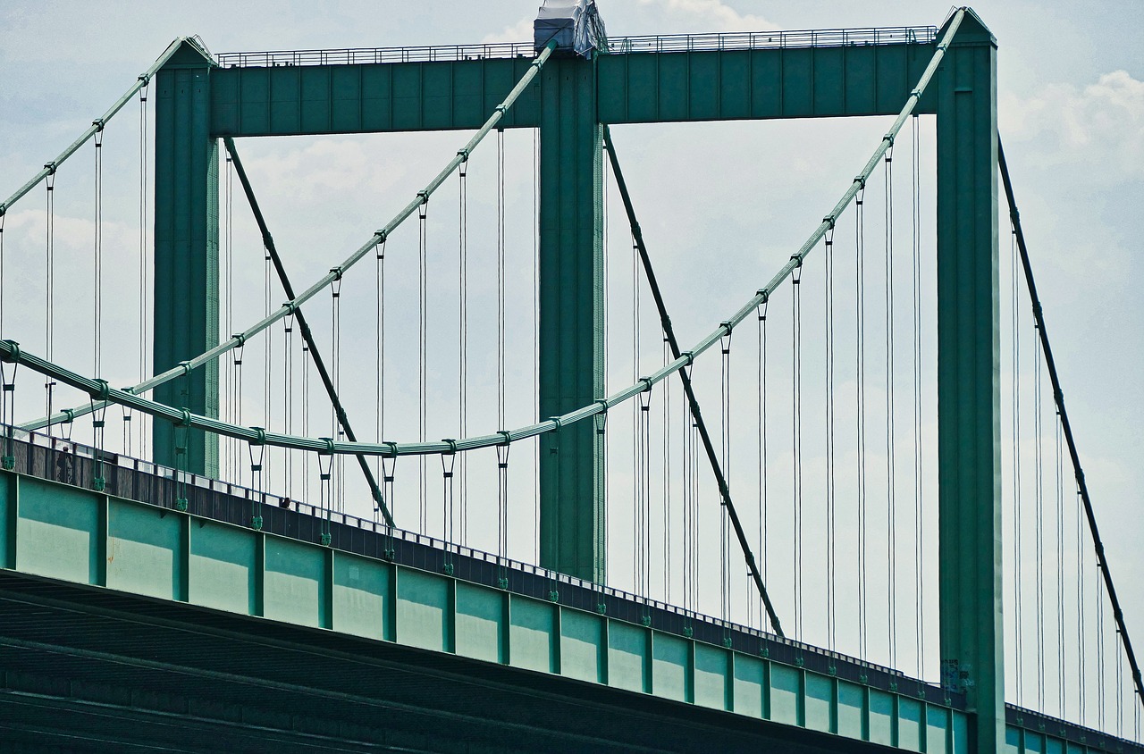 bridge  suspension bridge  architecture free photo