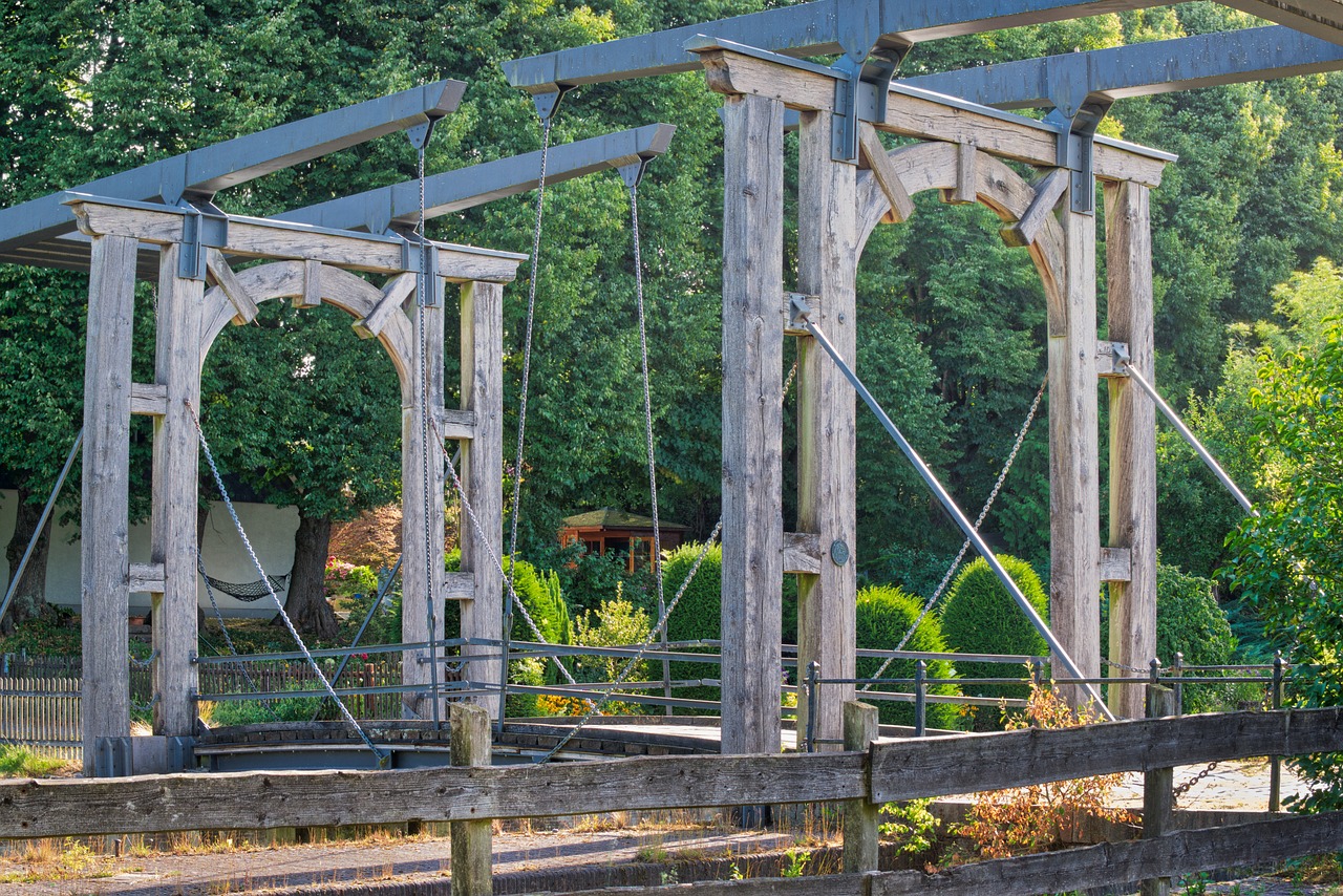 bridge  bascule bridge  dutch bascule bridge free photo