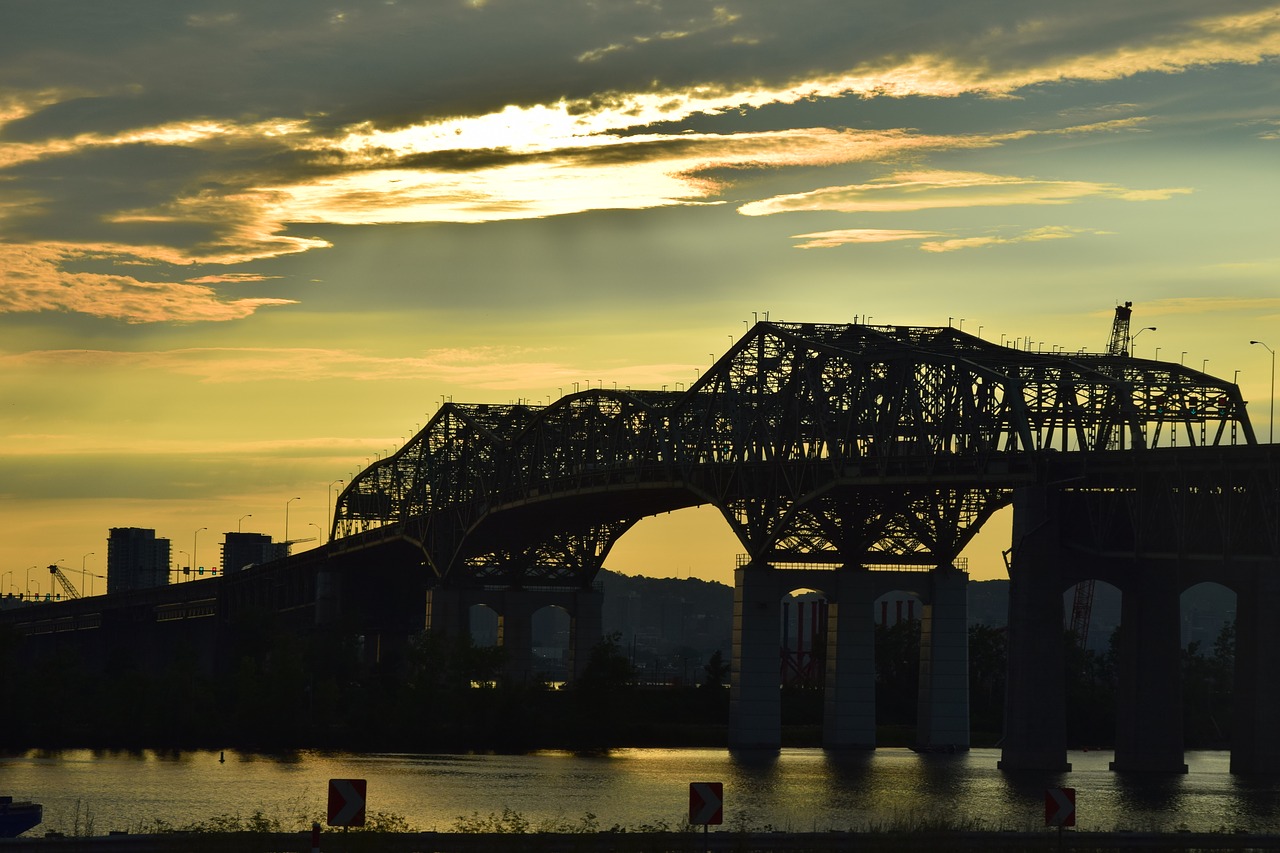 bridge  canada  montreal free photo