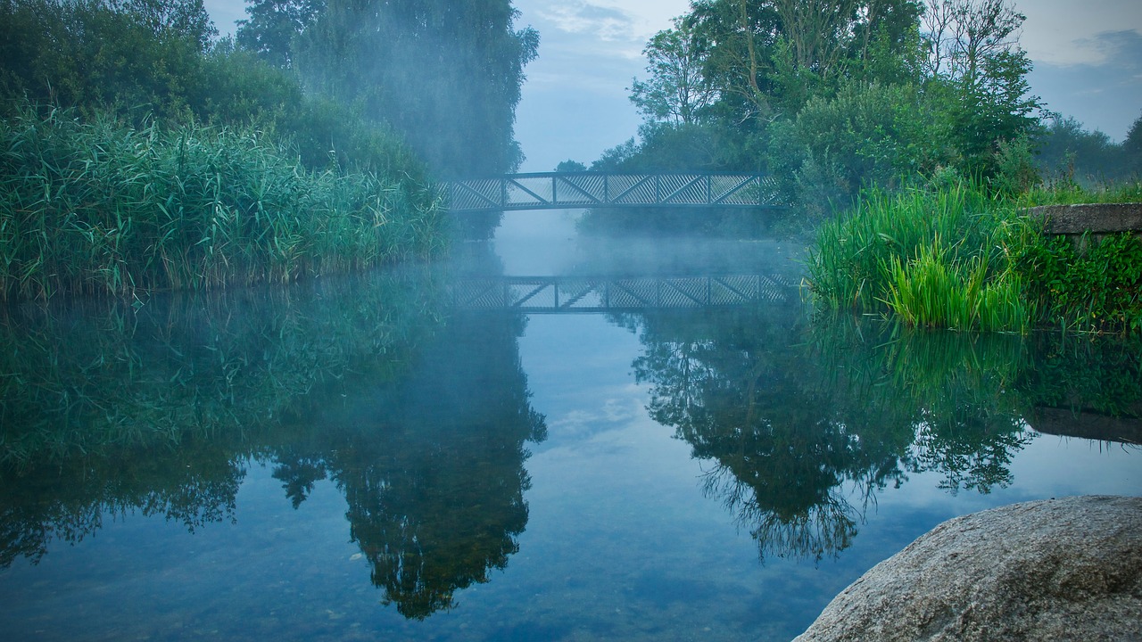 bridge  river  water free photo