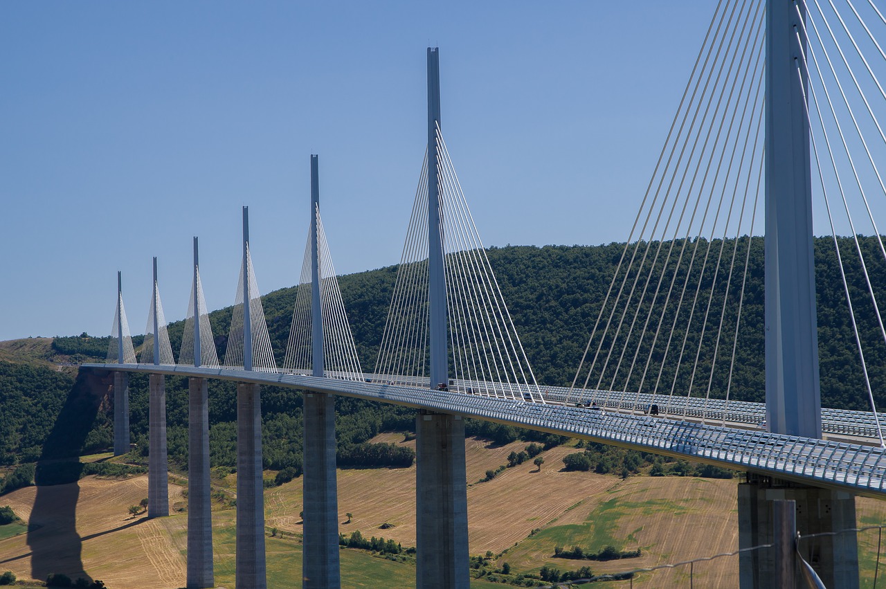 bridge  millau  viaduct free photo