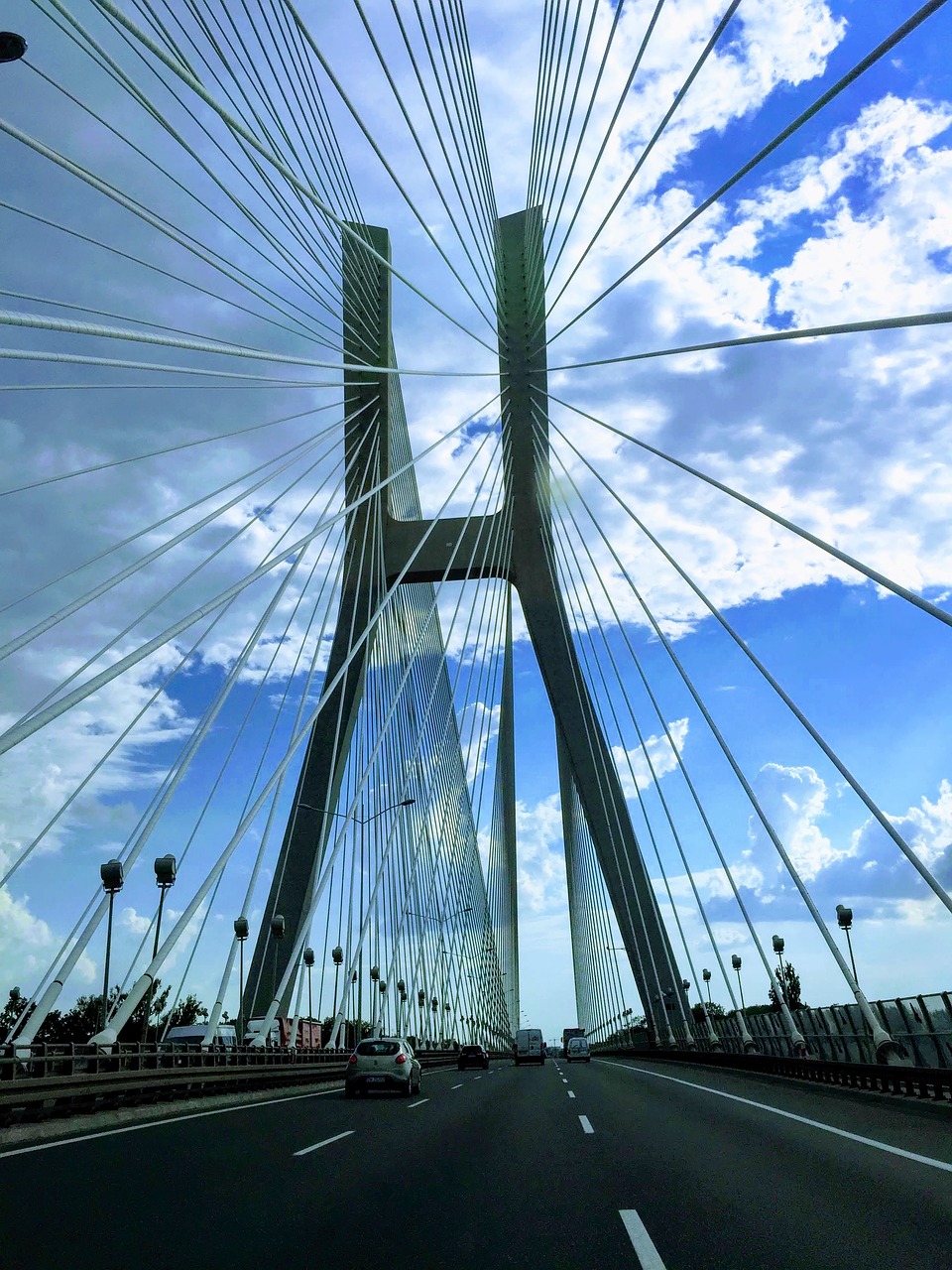 bridge  clouds  sky free photo