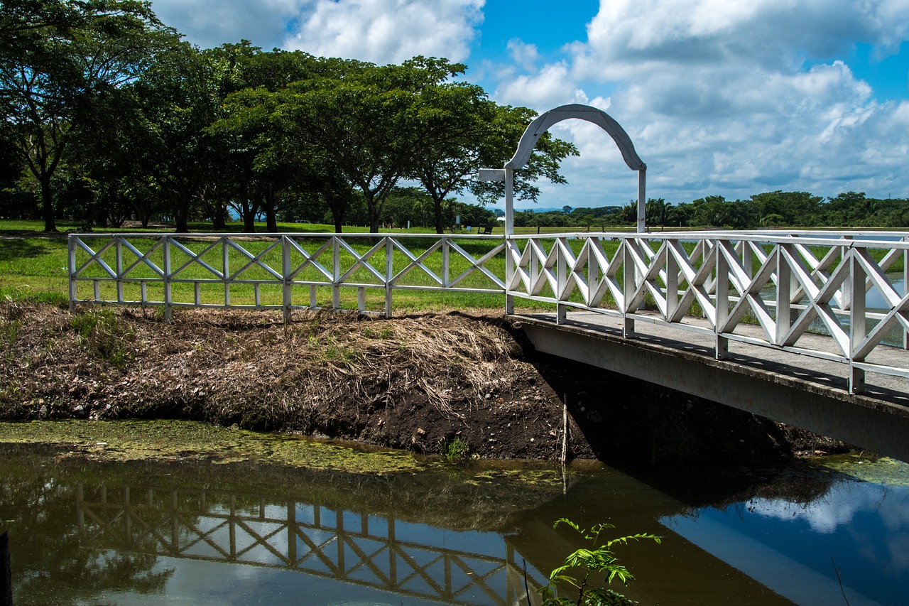 bridge  over  creek free photo