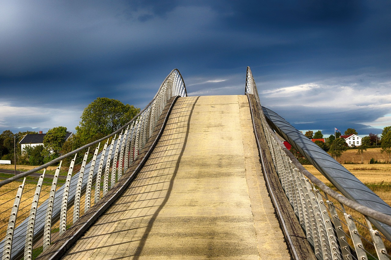 bridge  architecture  landscape free photo