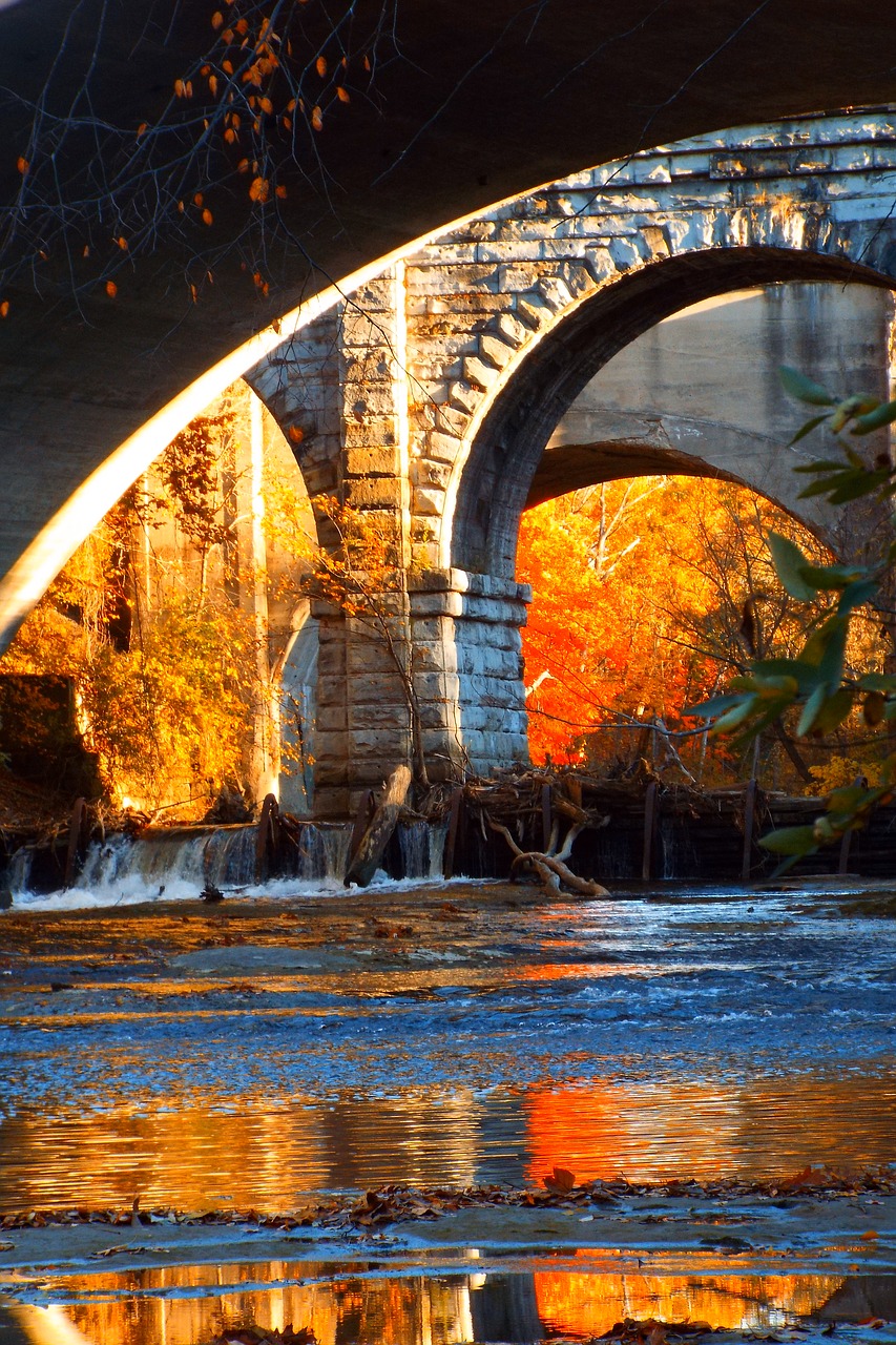 bridge  water  river free photo