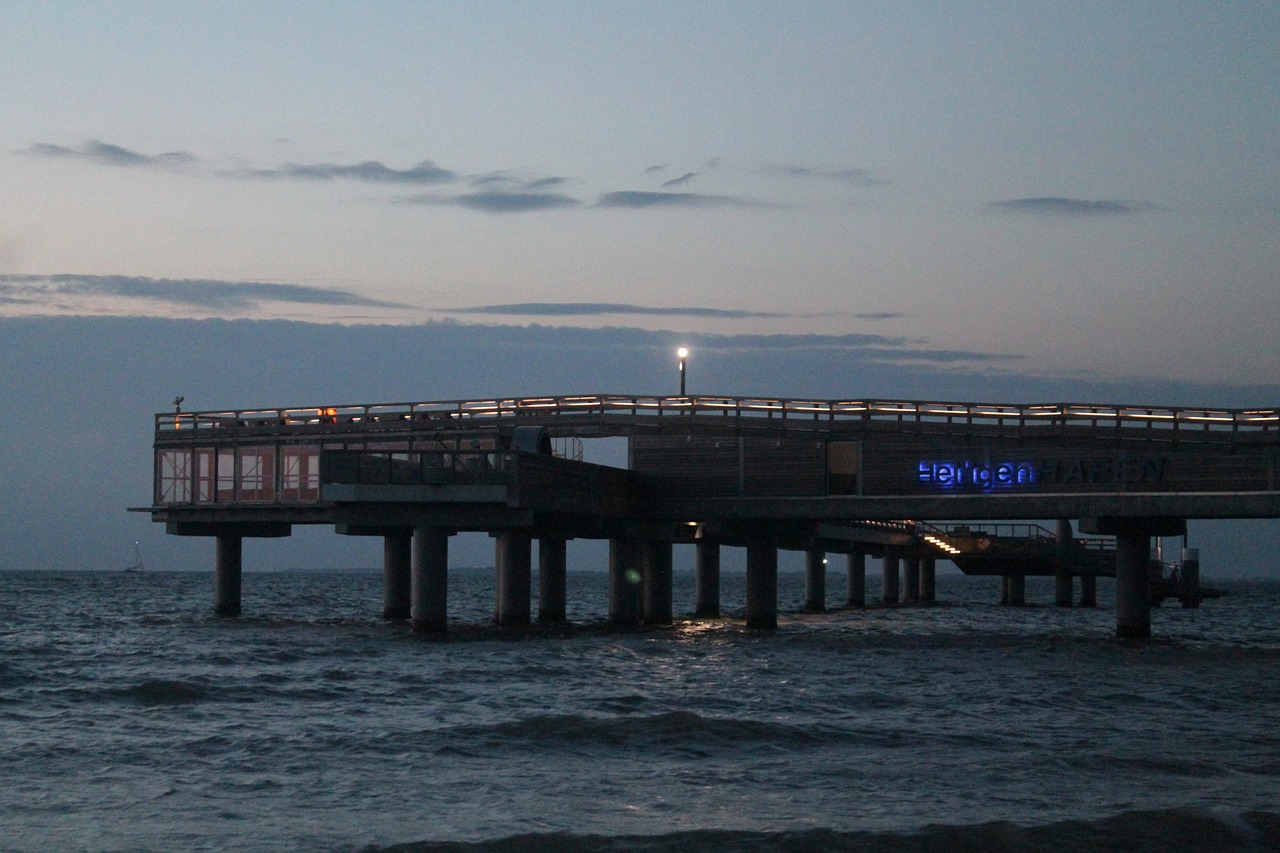 bridge twilight dusk free photo