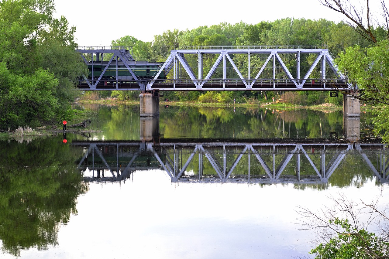 bridge  river  water free photo