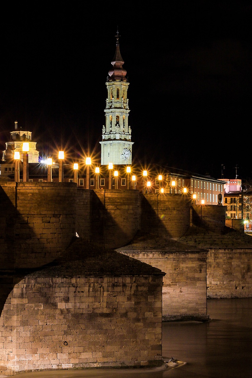 bridge  night  city free photo