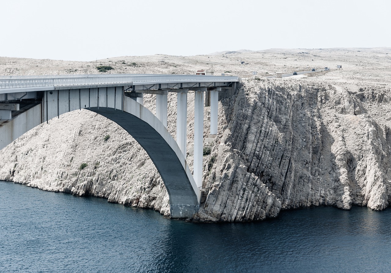 bridge  p  croatia free photo