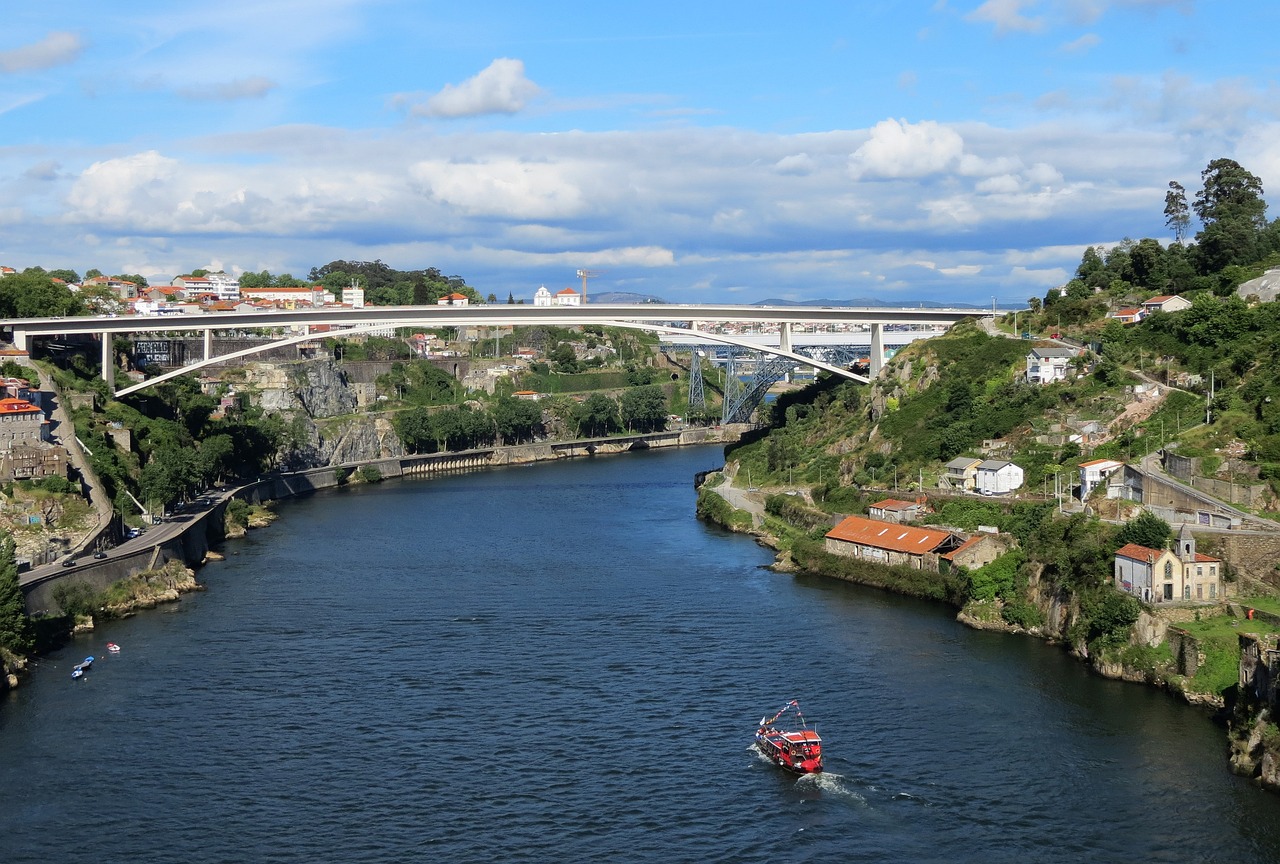 bridge  porto  portugal free photo