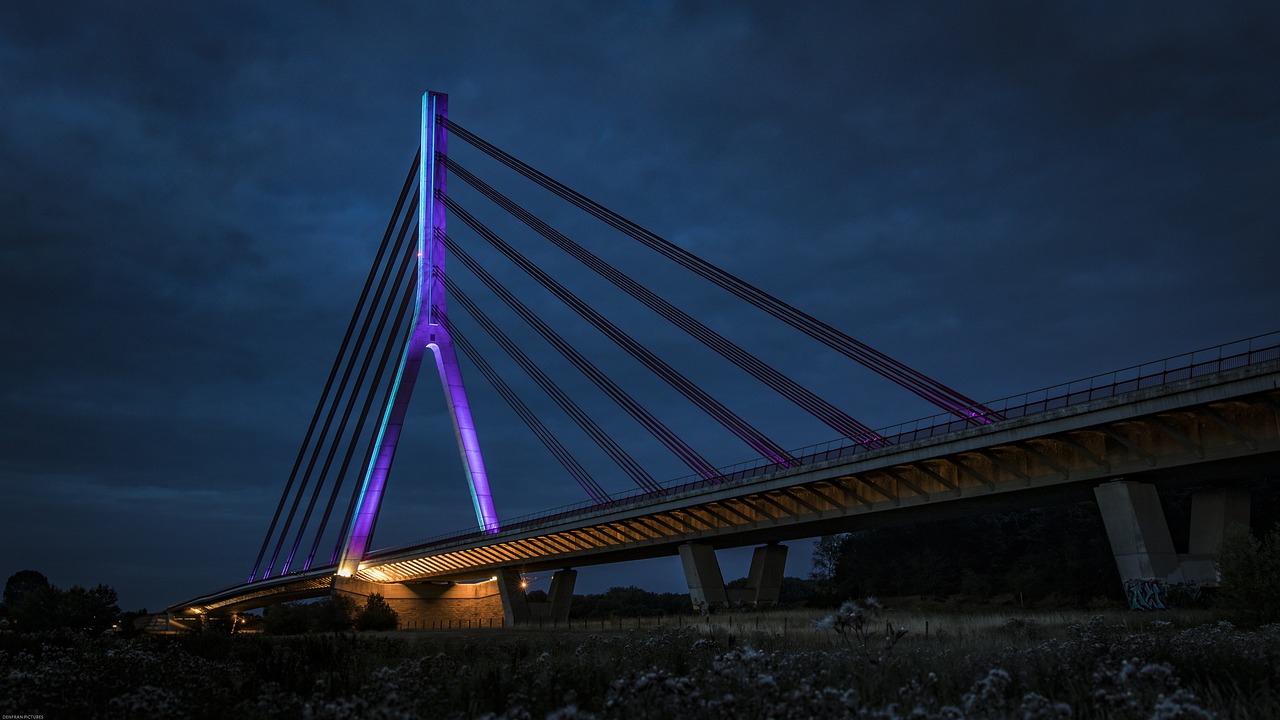 bridge  wesel  architecture free photo