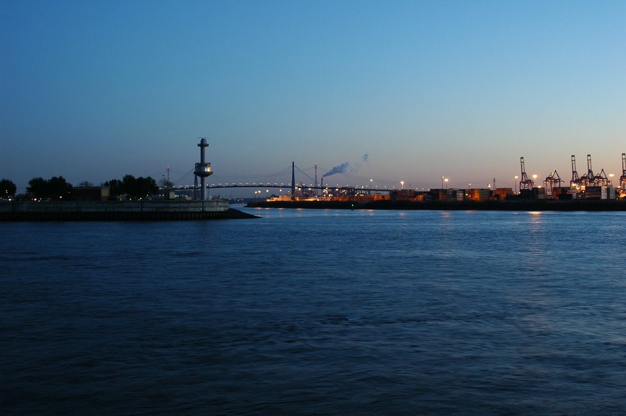 bridge elbe hamburg free photo