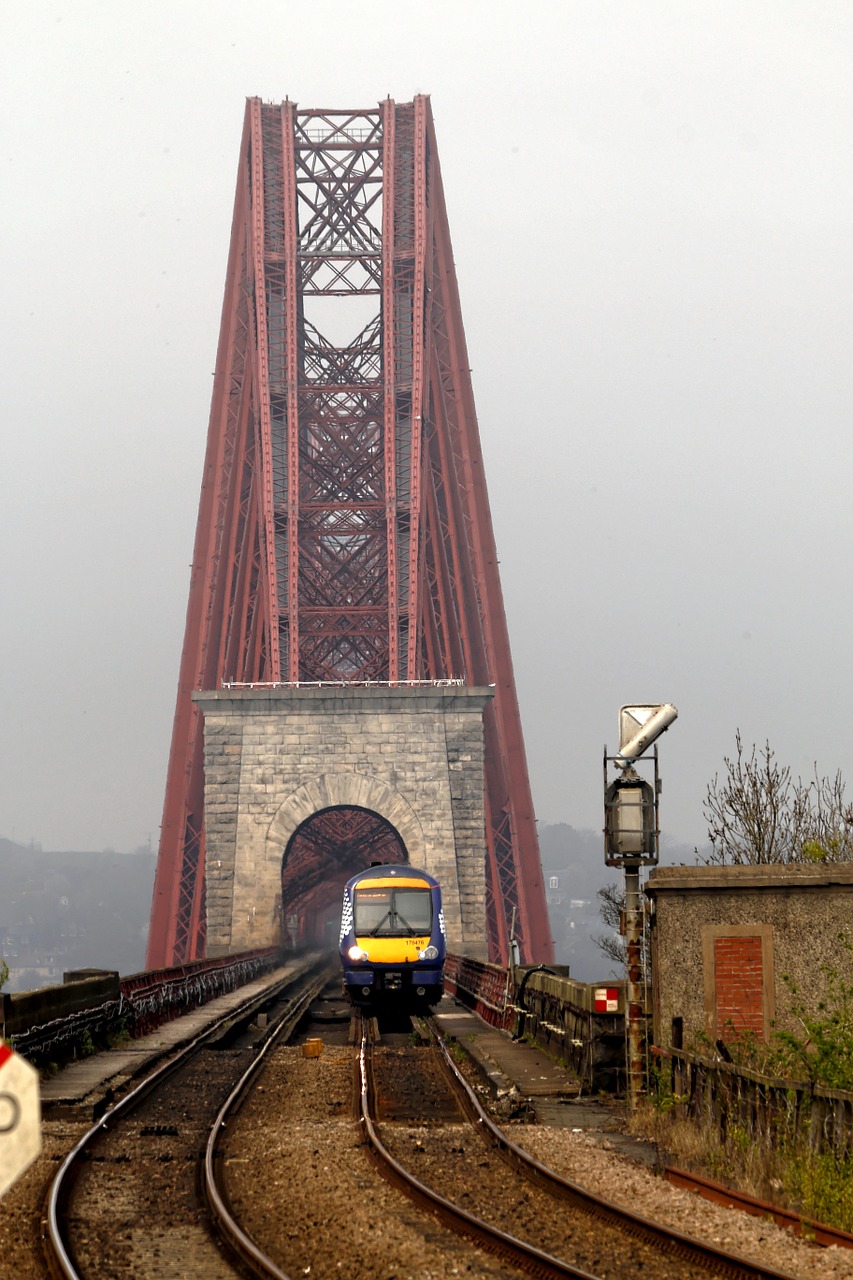 bridge railway scotland free photo