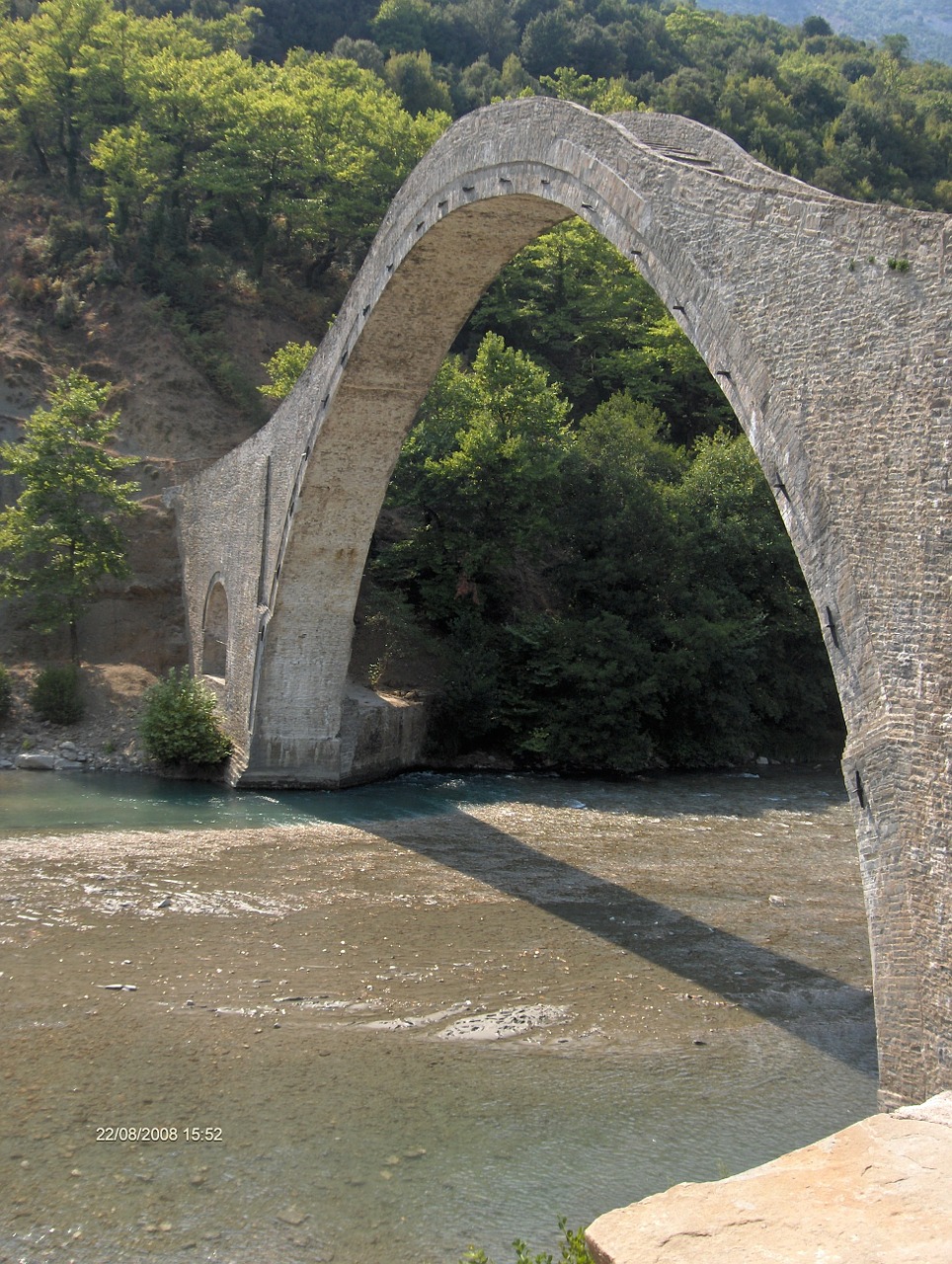 bridge nature river free photo