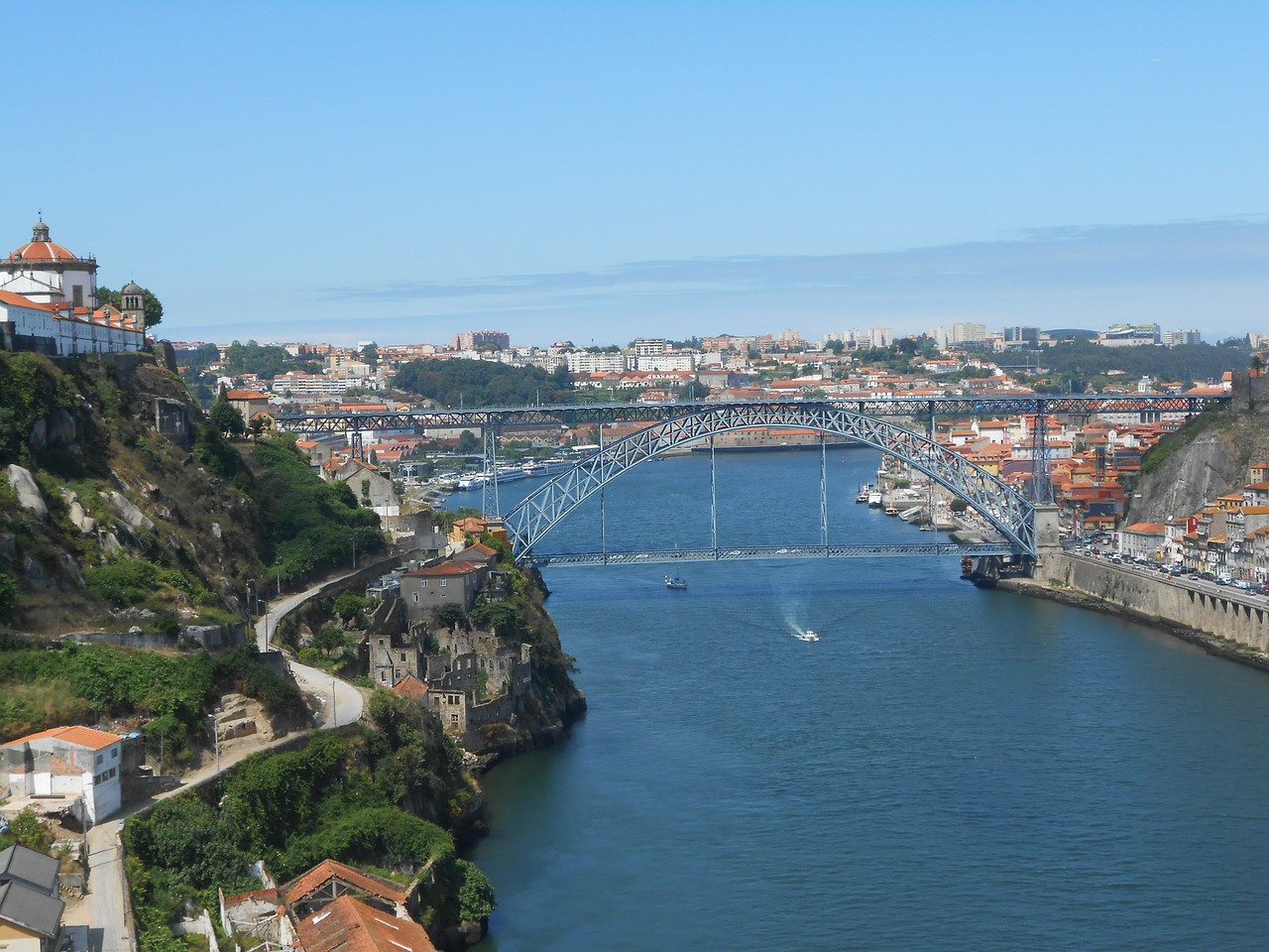 bridge porto port free photo