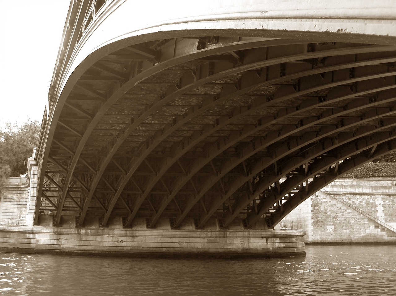 bridge la seine river free photo