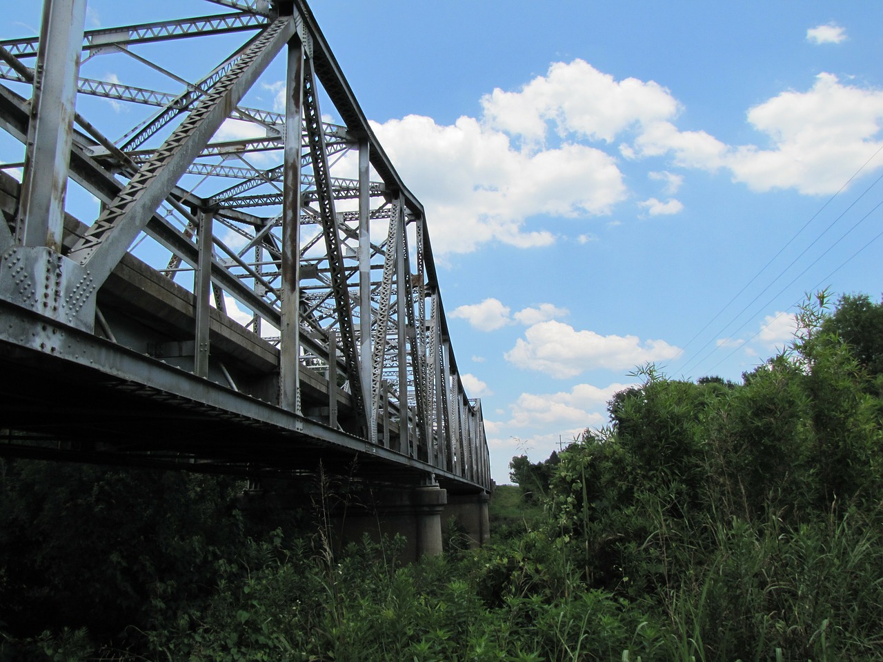 bridge steel old free photo