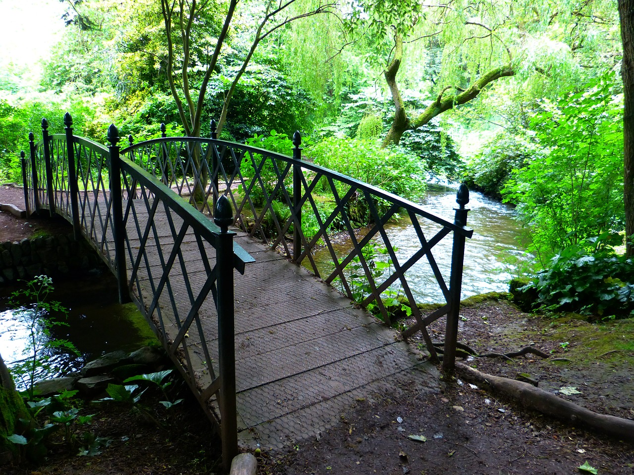 bridge river bach free photo
