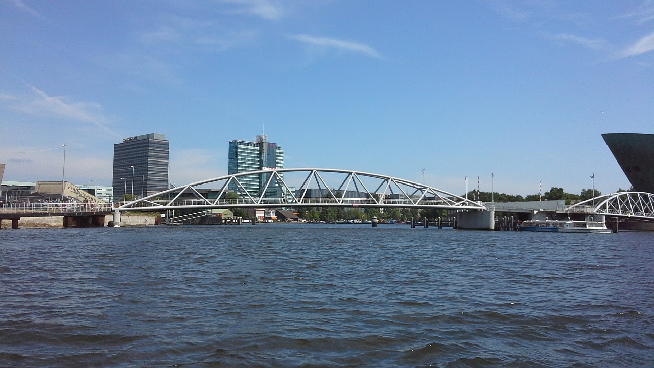 bridge amsterdam water free photo