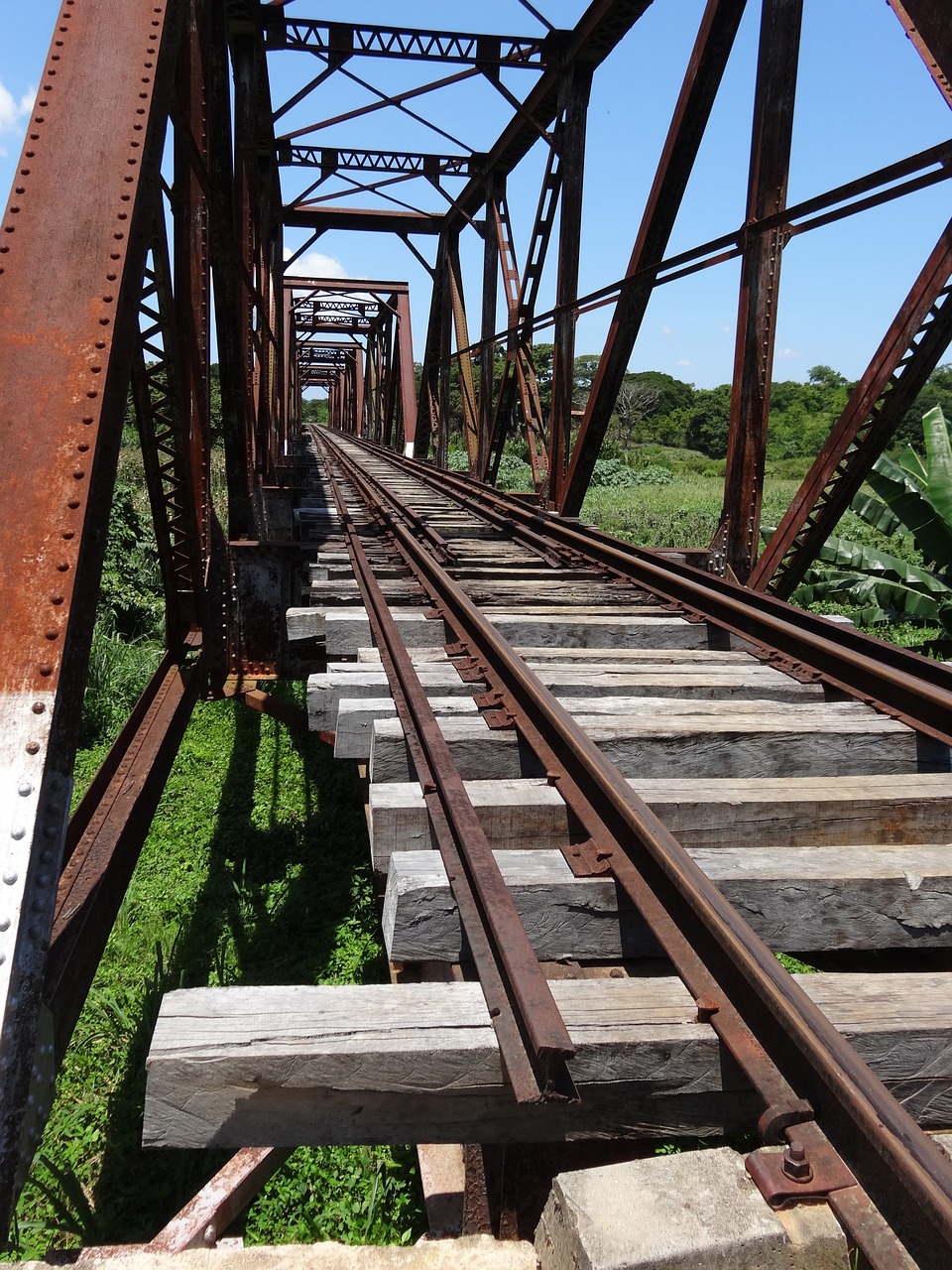 bridge track railways free photo