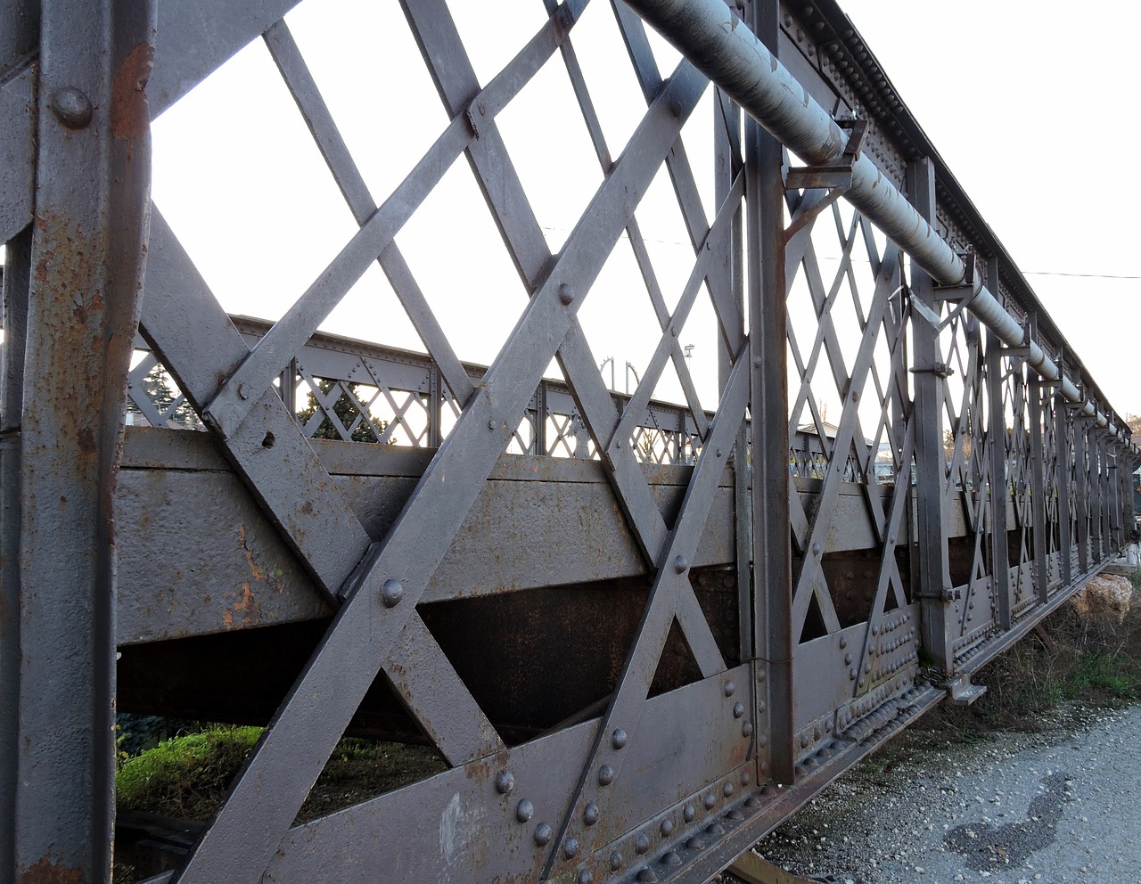 bridge iron old free photo