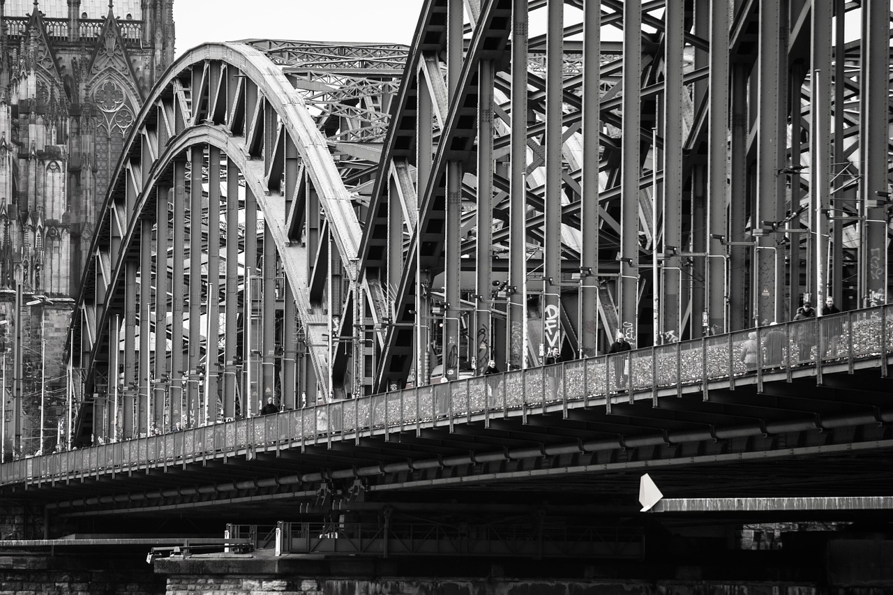 bridge hohenzollern bridge metal free photo
