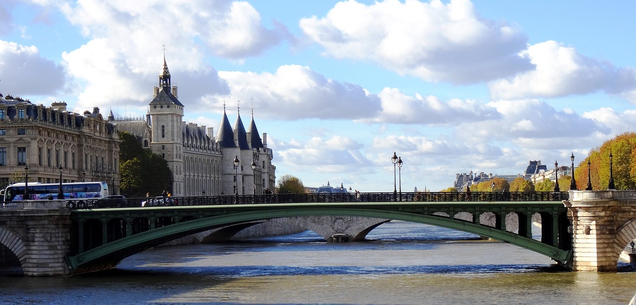 bridge paris city free photo