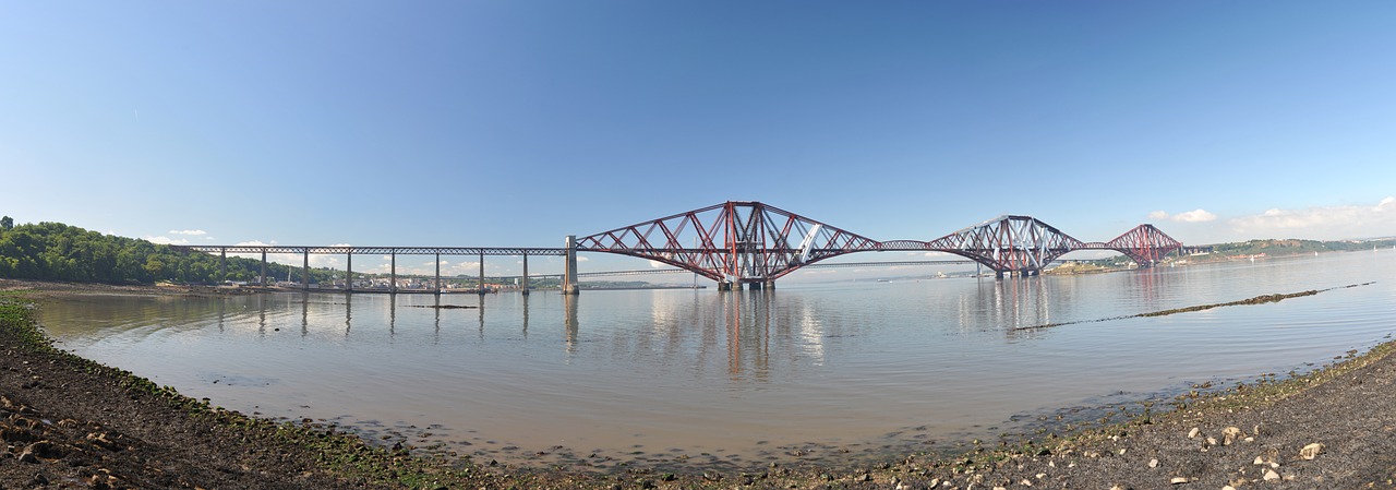 bridge railway edinburgh free photo