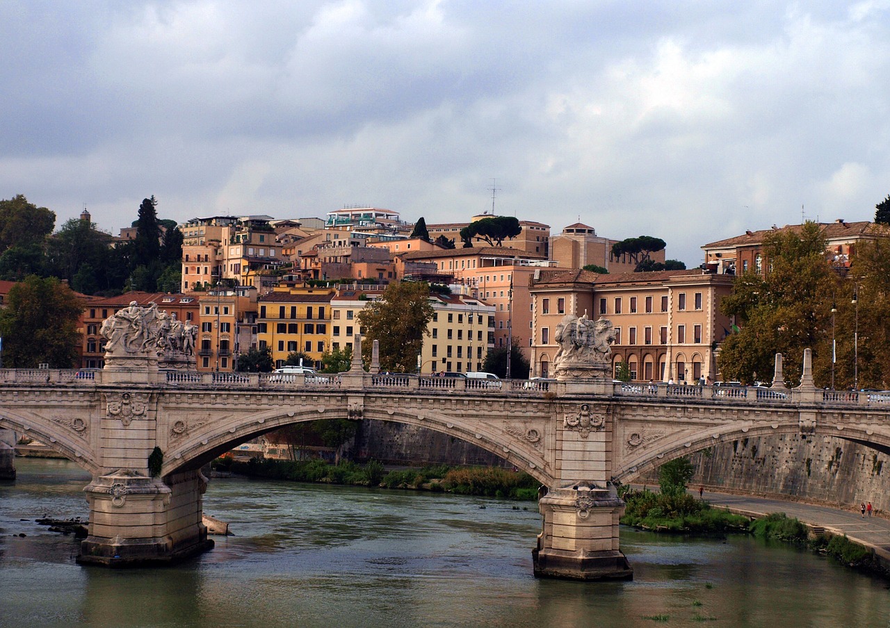 bridge sky the vatican free photo