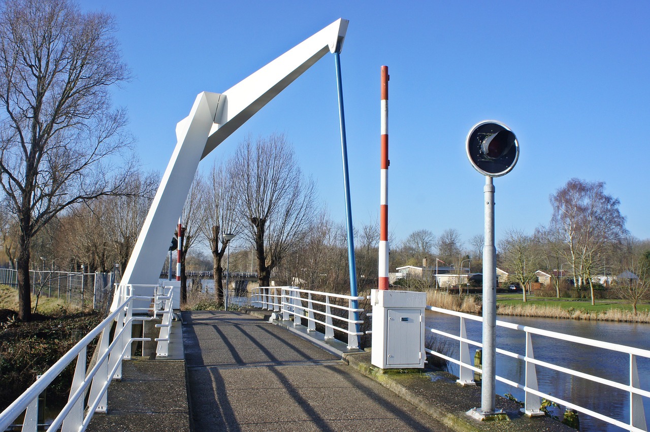 bridge landscape blue free photo