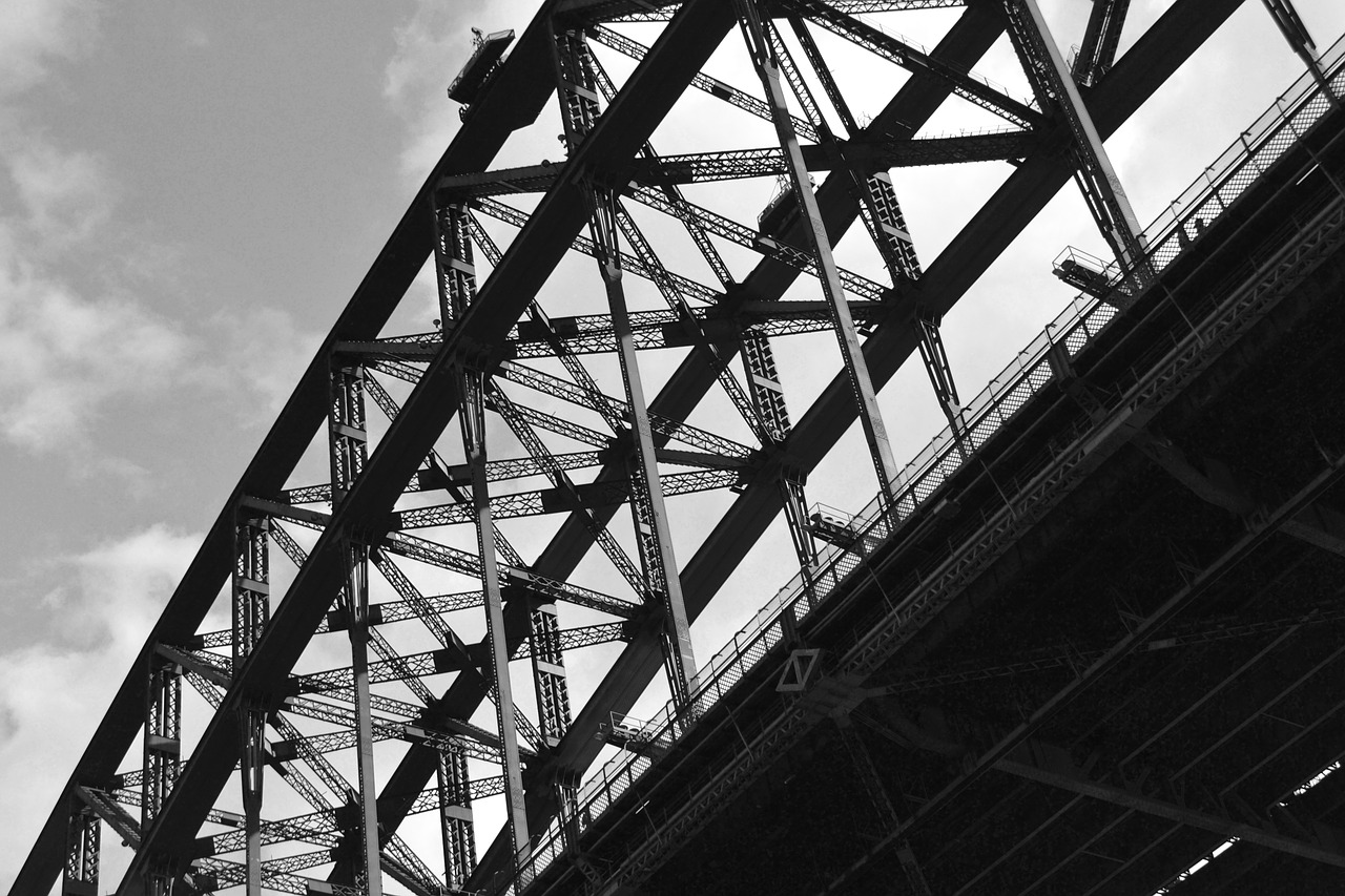 bridge close up harbour bridge free photo