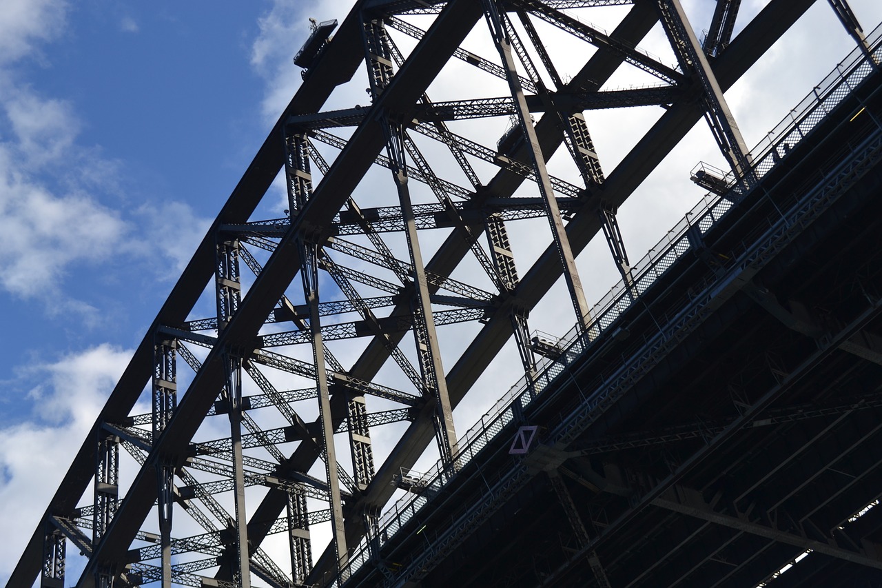 bridge close up harbour bridge free photo