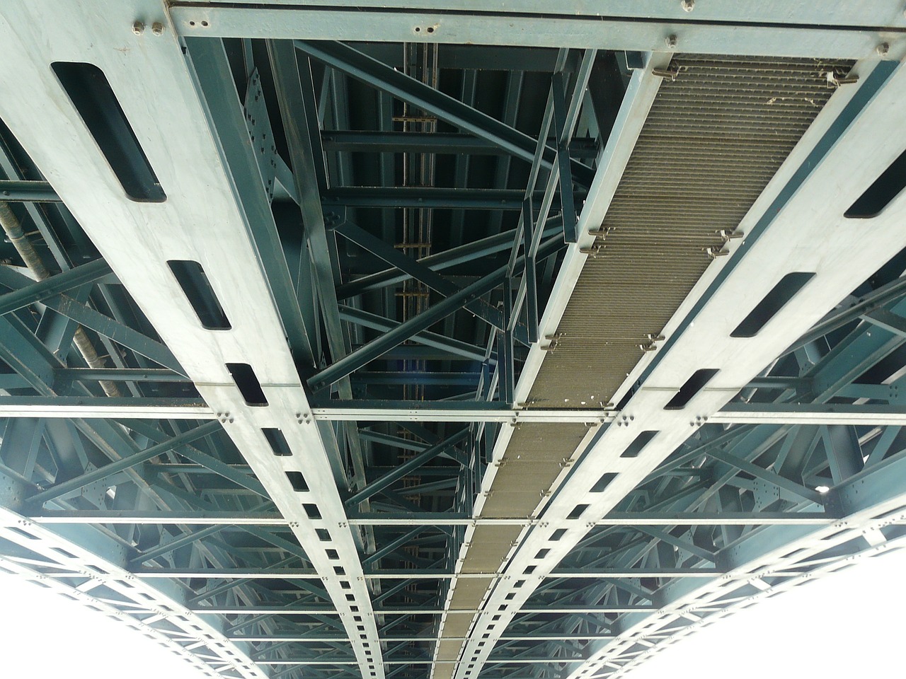 bridge construction steel structure free photo