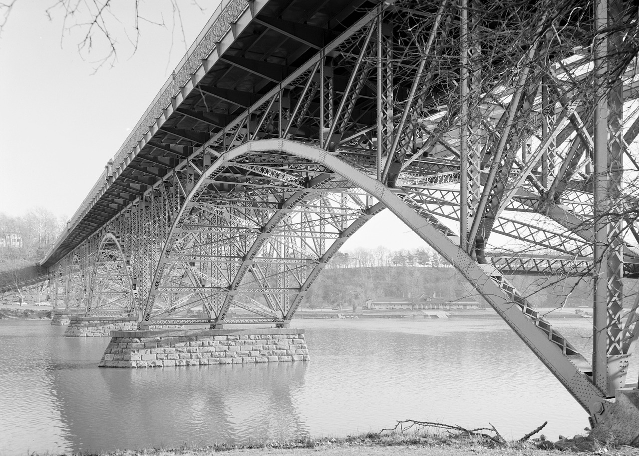 Bridge,steel,arch,truss,river - Free Image From Needpix.com