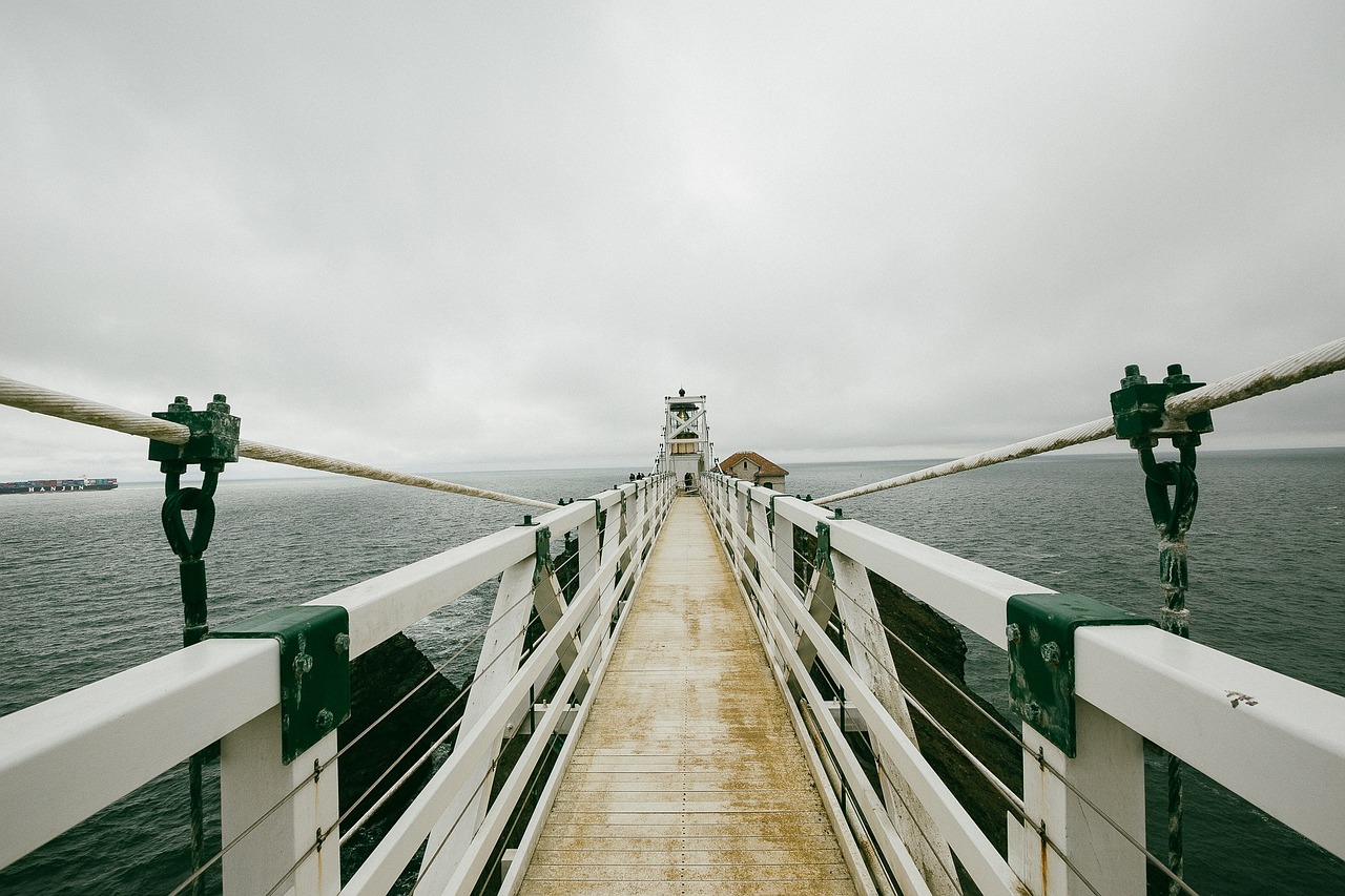 bridge pier jetty free photo