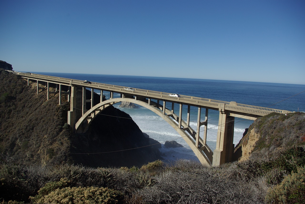 bridge landmark travel free photo