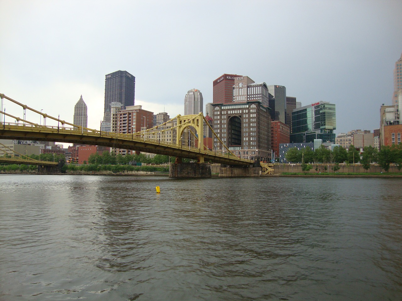bridge river view from the pnc park free photo