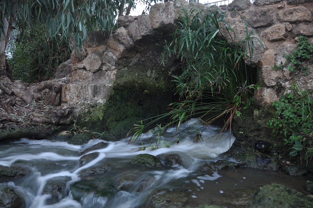 bridge water flow free photo