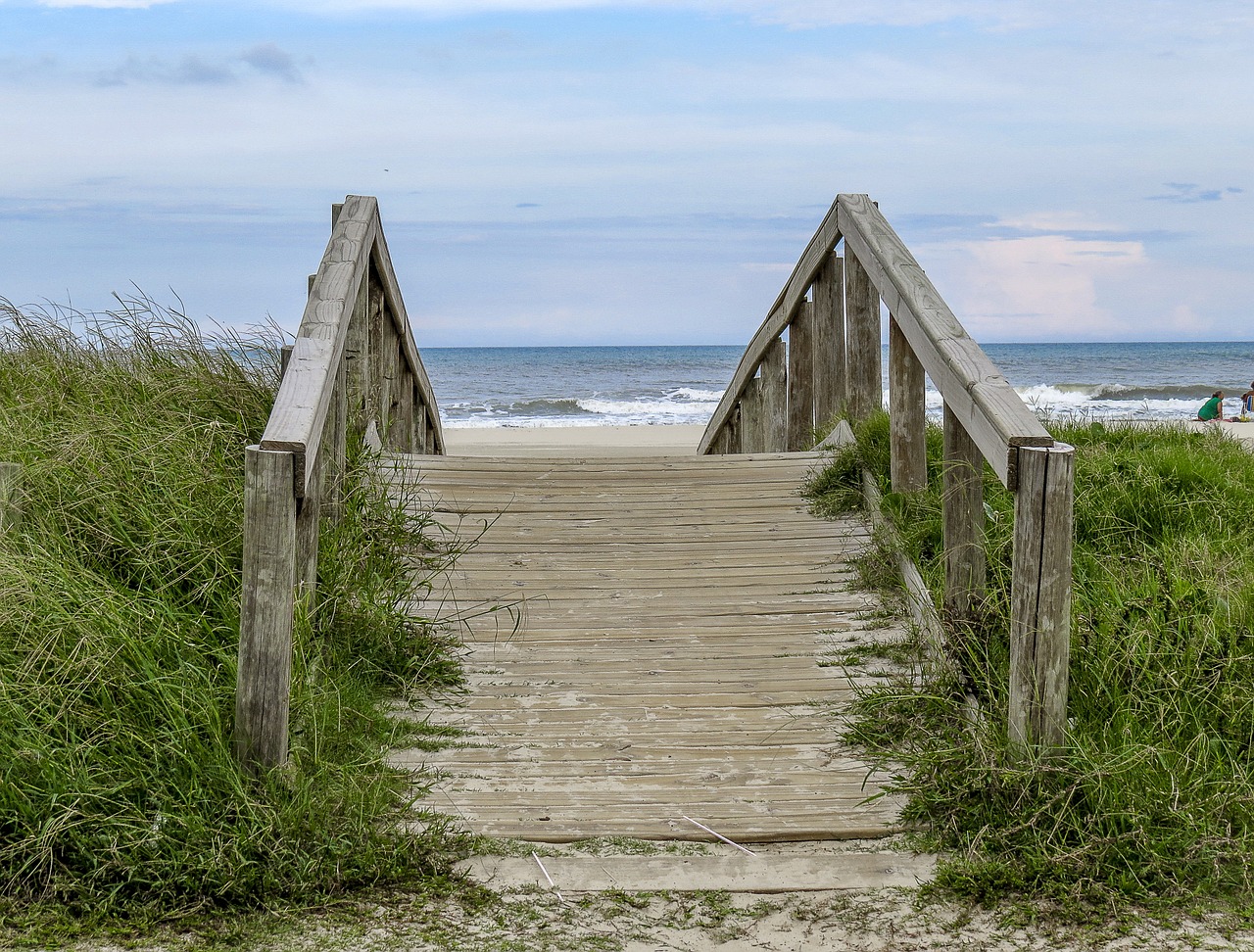 bridge beach holidays free photo