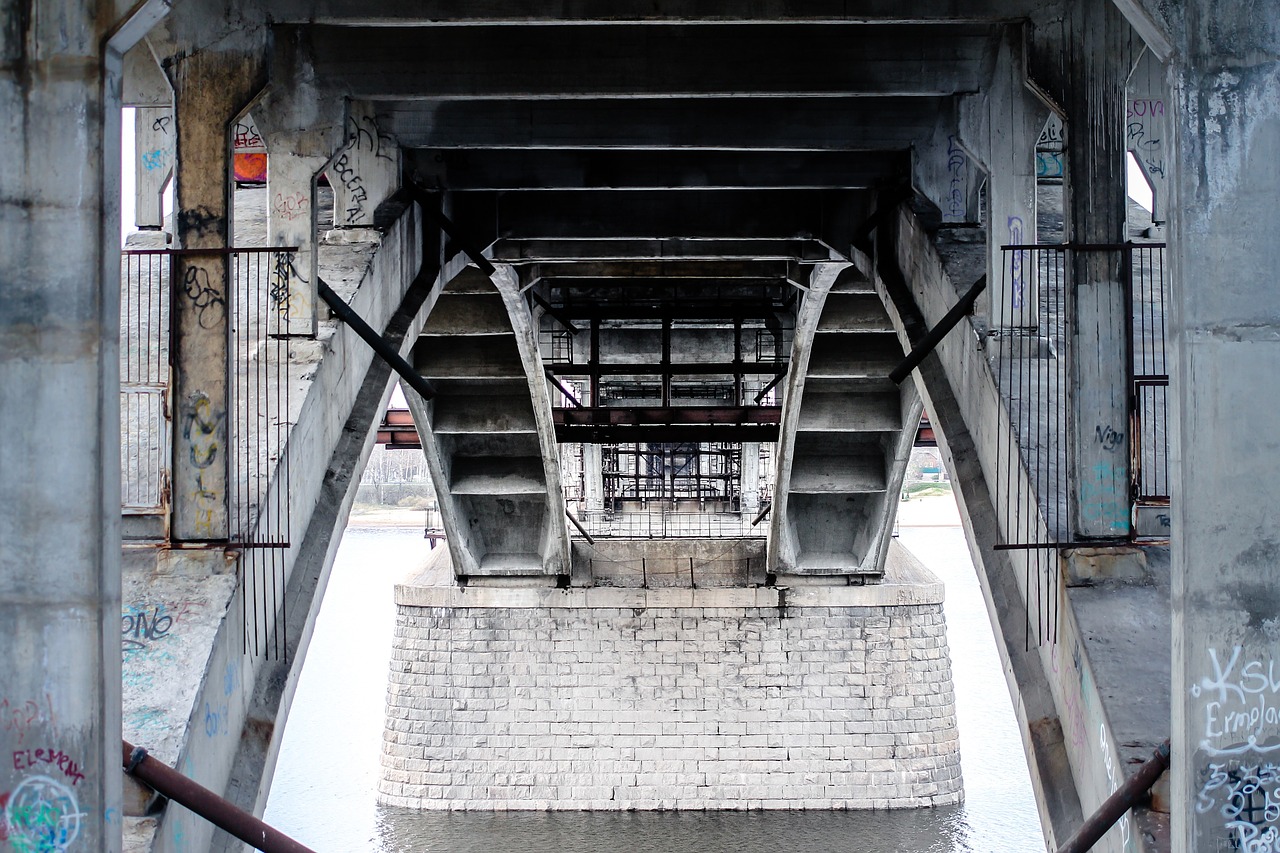 bridge structure metal free photo