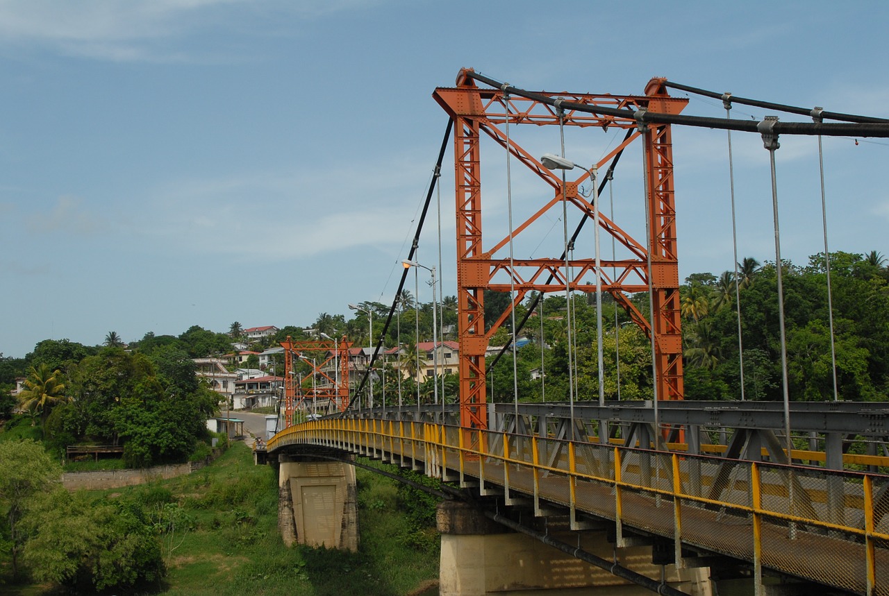 bridge metal steel free photo