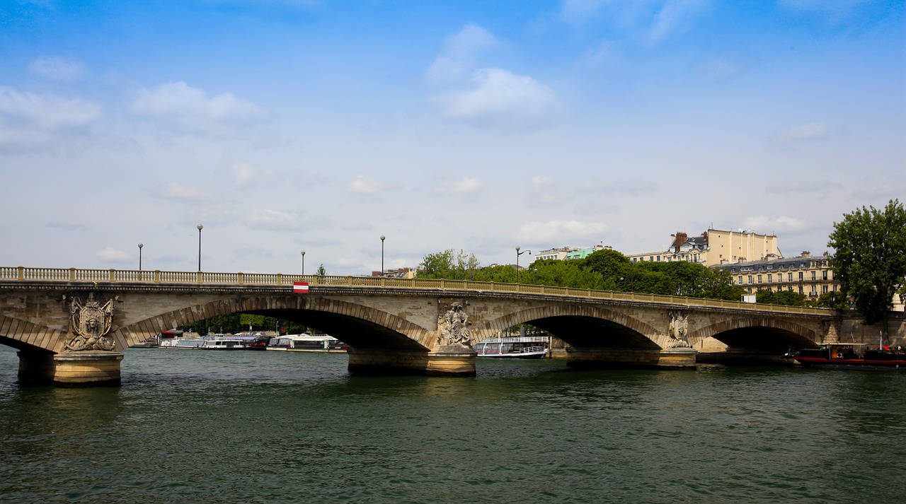 bridge paris city free photo