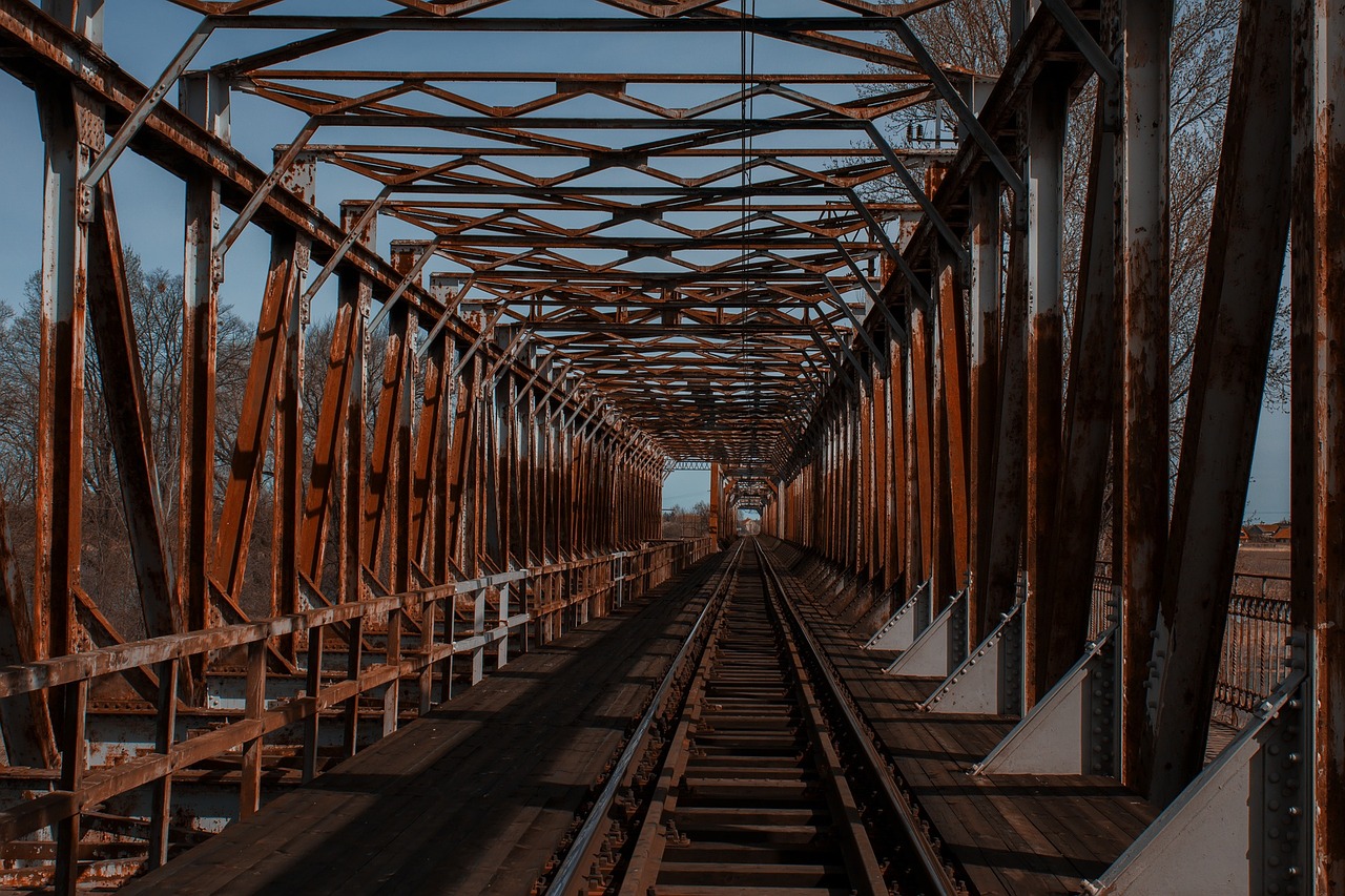 bridge the viaduct railway free photo